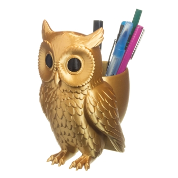 Organizer na biurko „Sowa” – stojak na długopisy 3D